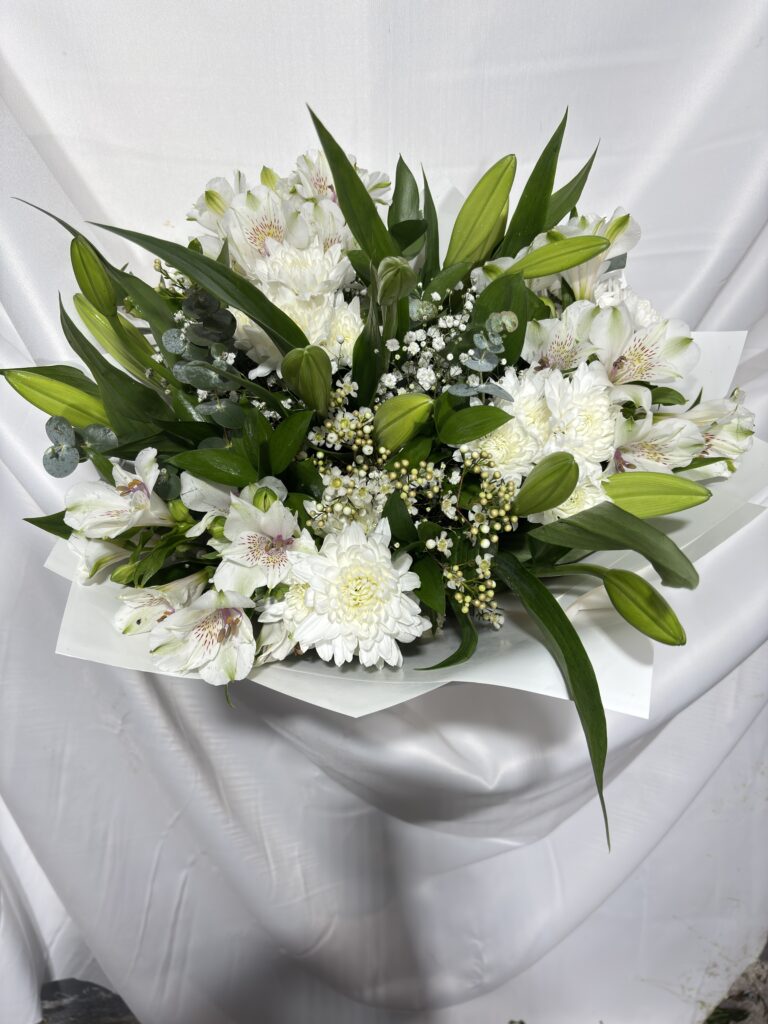 זר הלבנה עם חרציות