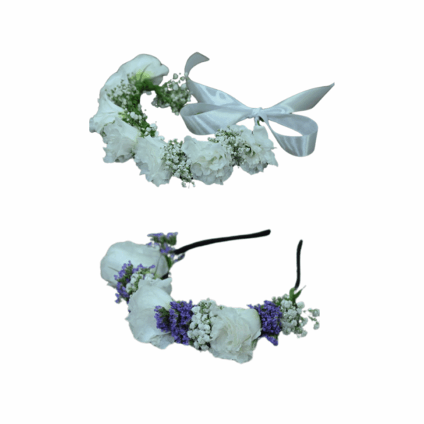 זר פרחים לראש בסוגים שונים