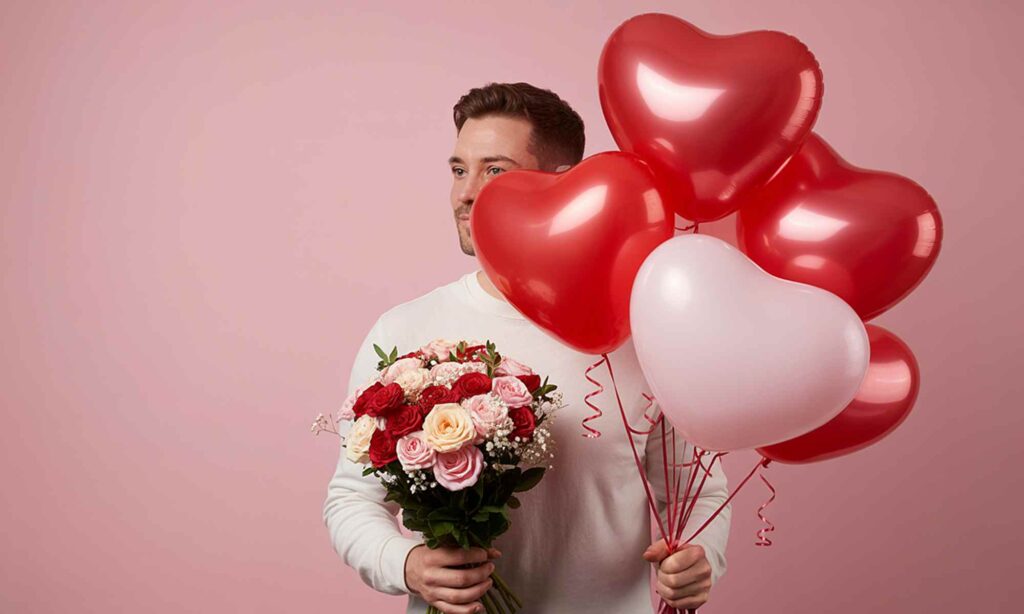 פרחים ובלונים